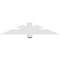 Ekena Millwork Kennewick Architectural Grade PVC Gable Bracket, 48"W x 10"H x 4"D x 4"F, 5/12 Pitch GBP048X10X0404KEN00 - alternate 2